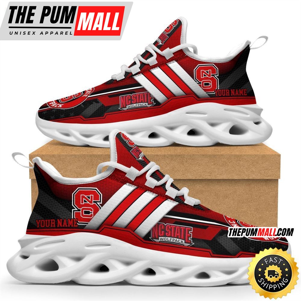Personalized NC State Wolfpack Max Soul Shoes Sneakers Elevate Your Every Step