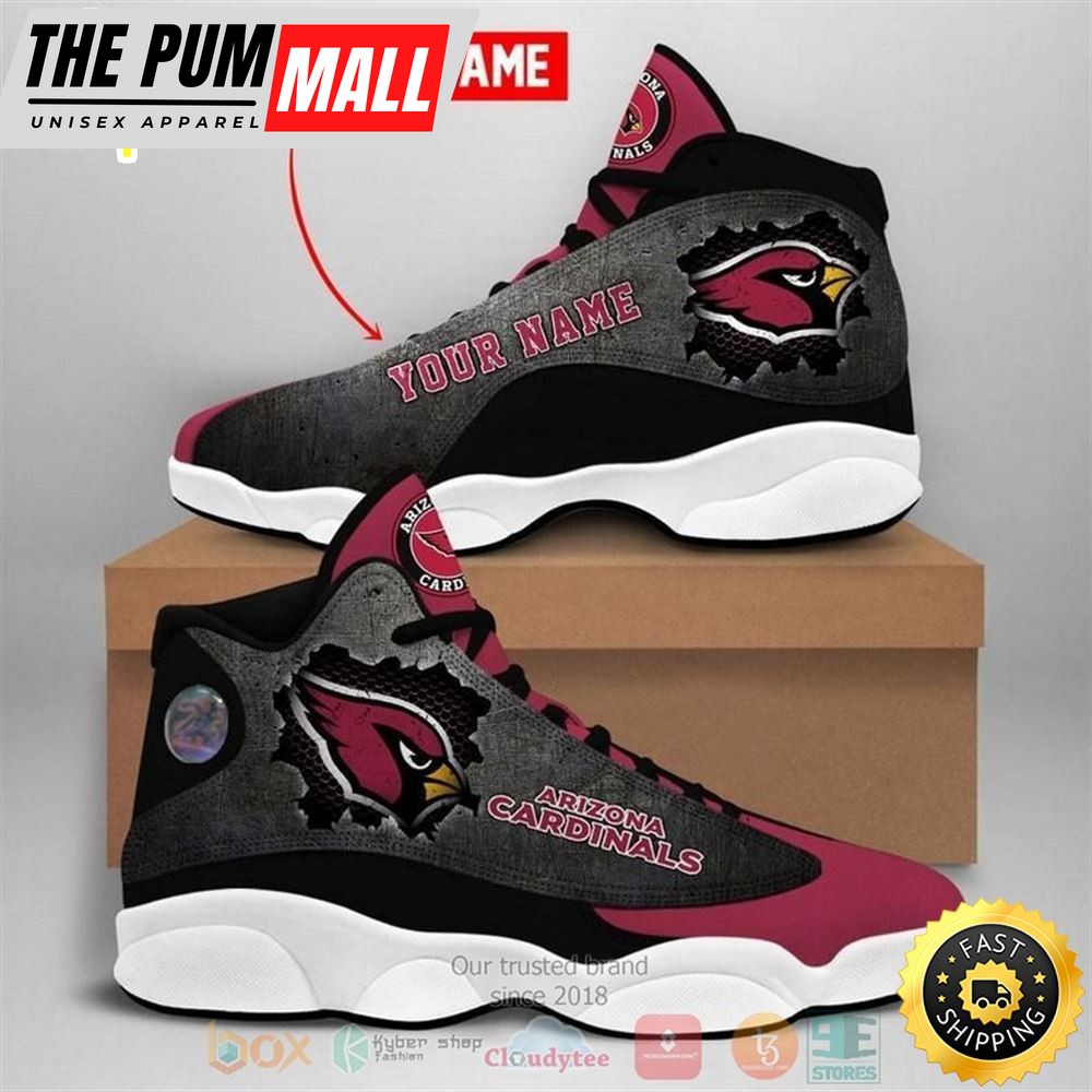 Personalized Nfl Arizona Cardinals Football Team Custom Air Jd 13 Shoes