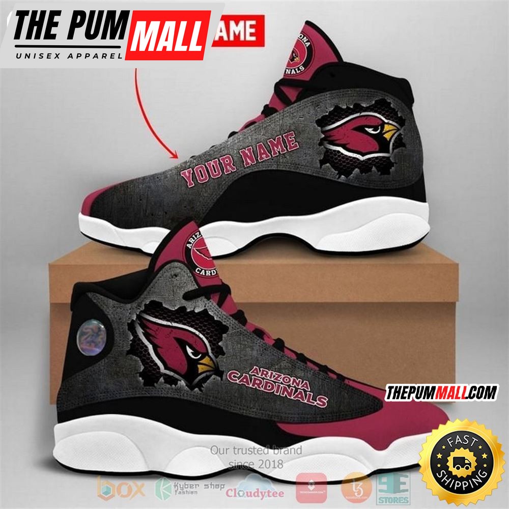 Personalized Nfl Arizona Cardinals Football Team Custom Air Jd 13 Shoes