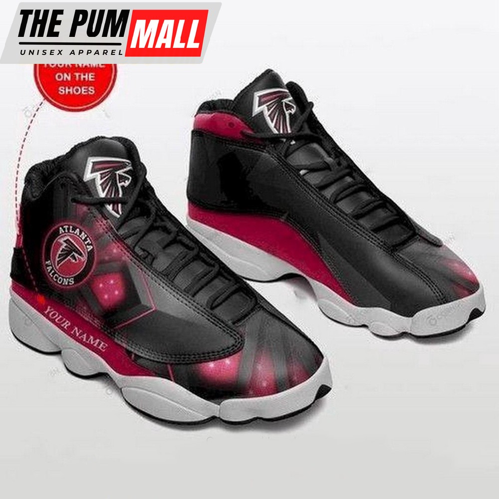 Personalized NFL Atlanta Falcons Logo Custom Air Jd 13 Shoes