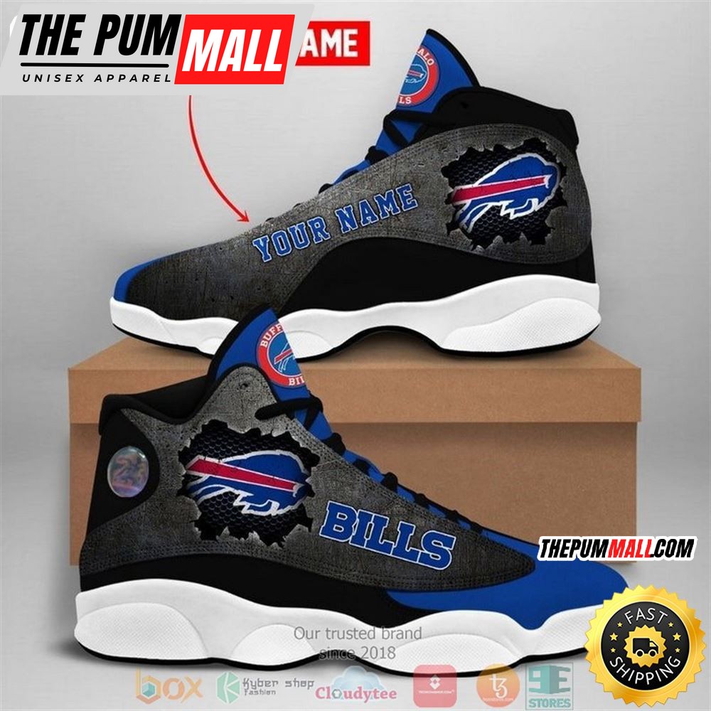 Personalized Nfl Buffalo Bills Nfl Football Team 3 Air Jd 13 Sneaker Shoes