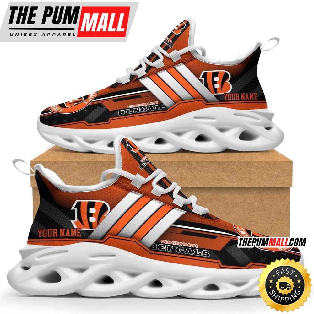 Personalized NFL Cincinnati Bengals Sneaker Max Soul Shoes The Perfect sports Gift For Fans