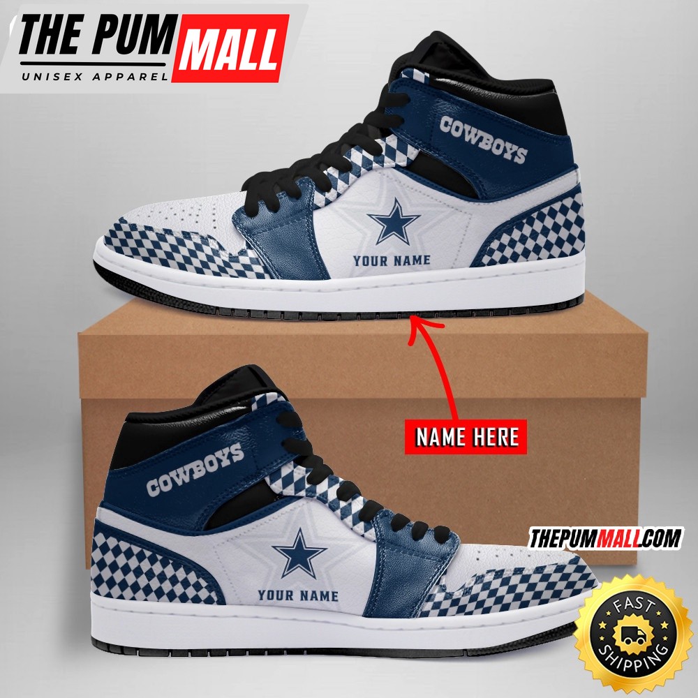 Personalized NFL Dallas Cowboys Air Jd 1 Shoes