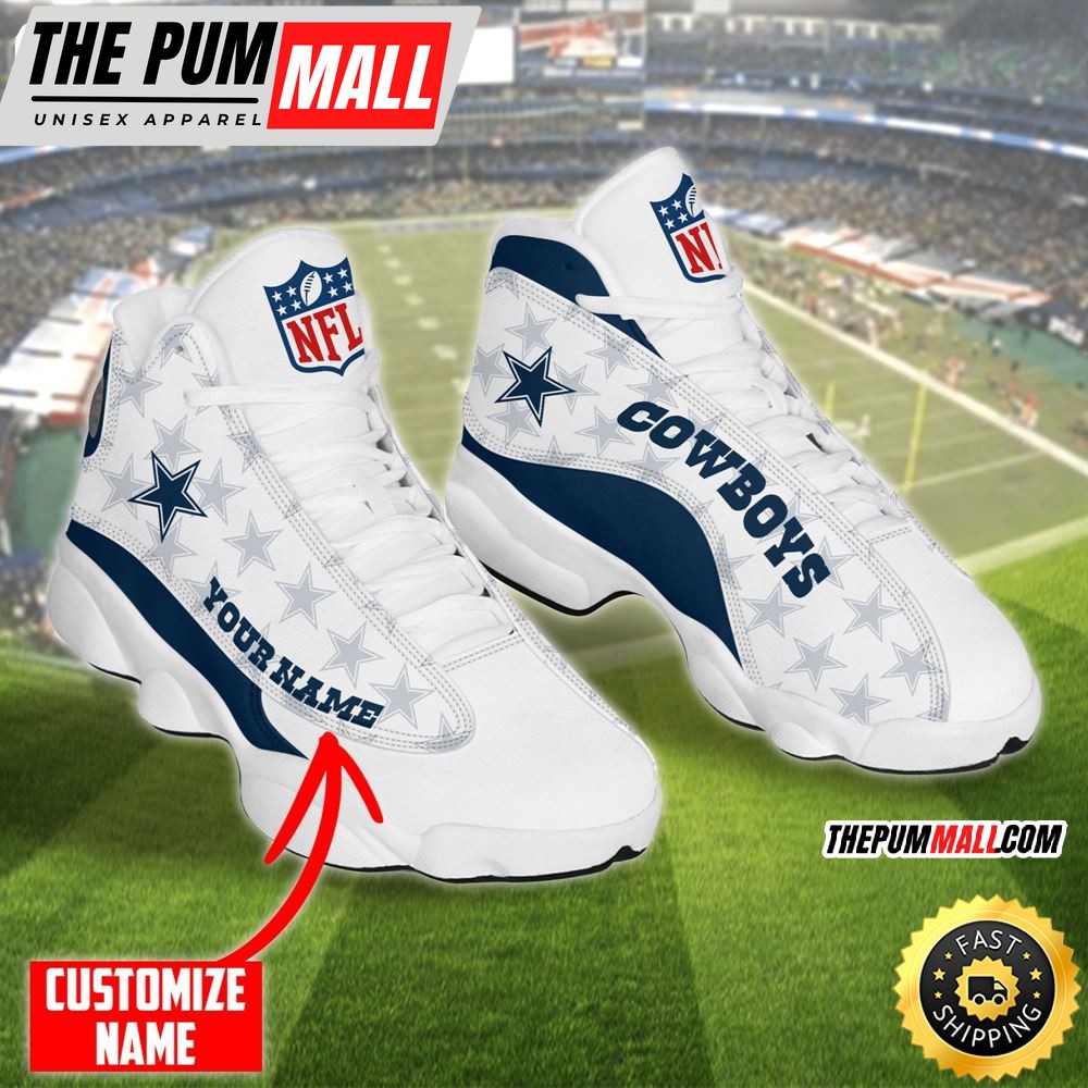 Personalized Nfl Dallas Cowboys Air Jd 13 Shoes