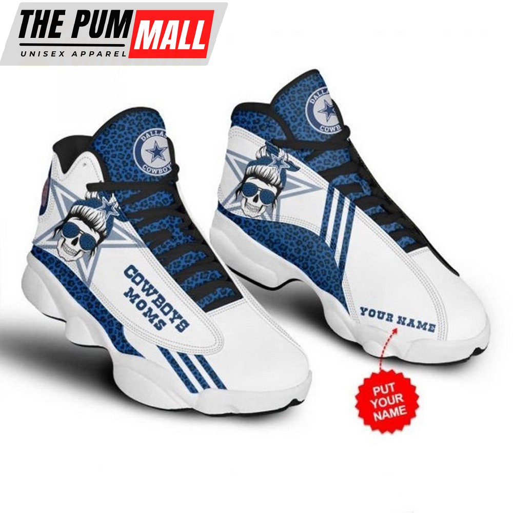 Personalized NFL Dallas Cowboys Football Logo Design Air Jd 13 Sneaker Shoes