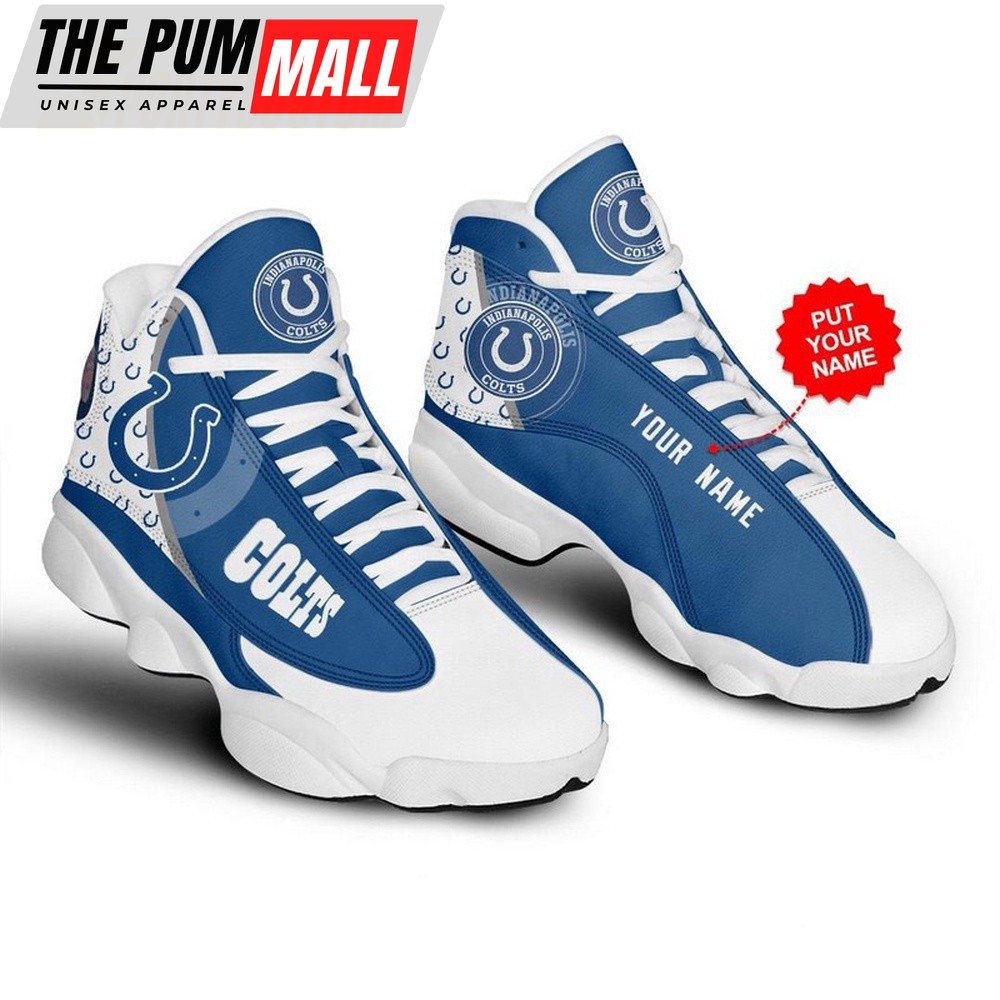 Personalized NFL Dallas Indianapolis Colts Custom Air Jd 13 Shoes Sneaker