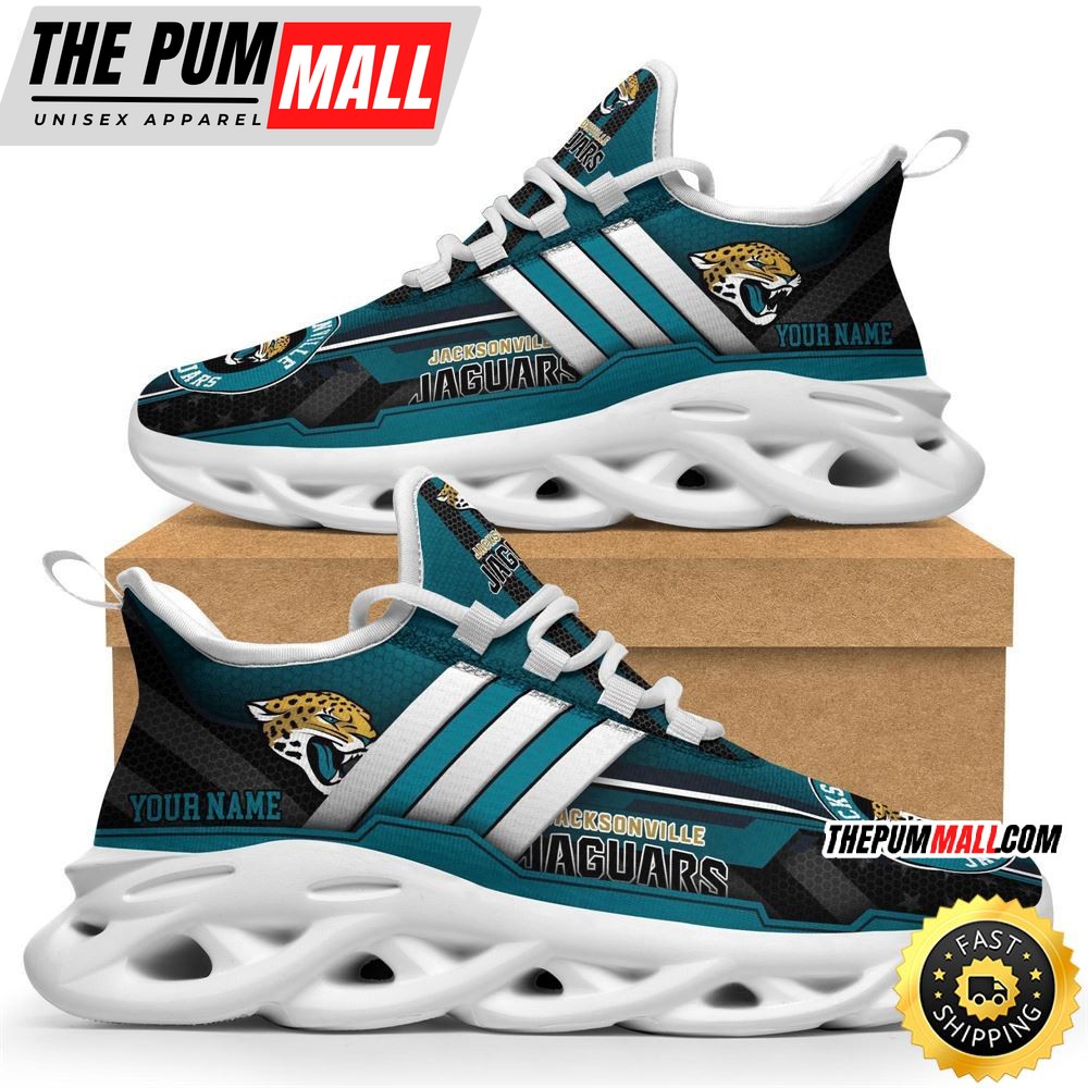 Personalized NFL Jacksonville Jaguars Sneaker Max Soul Shoes The Perfect sports Gift For Fans