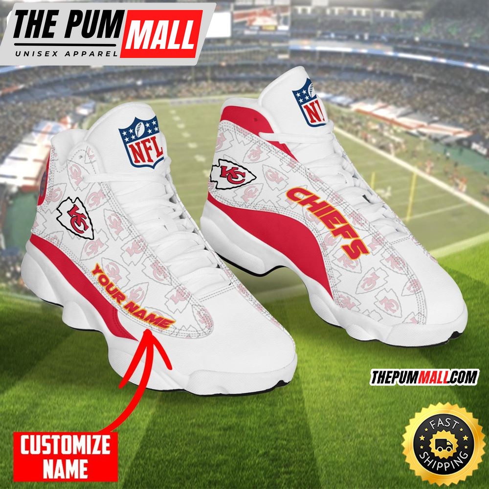 Personalized Nfl Kansas City Chiefs Air Jd 13 Shoes