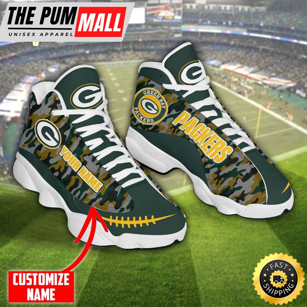 Personalized Nfl Kansas City Chiefs Camo Air Jd 13 Shoes