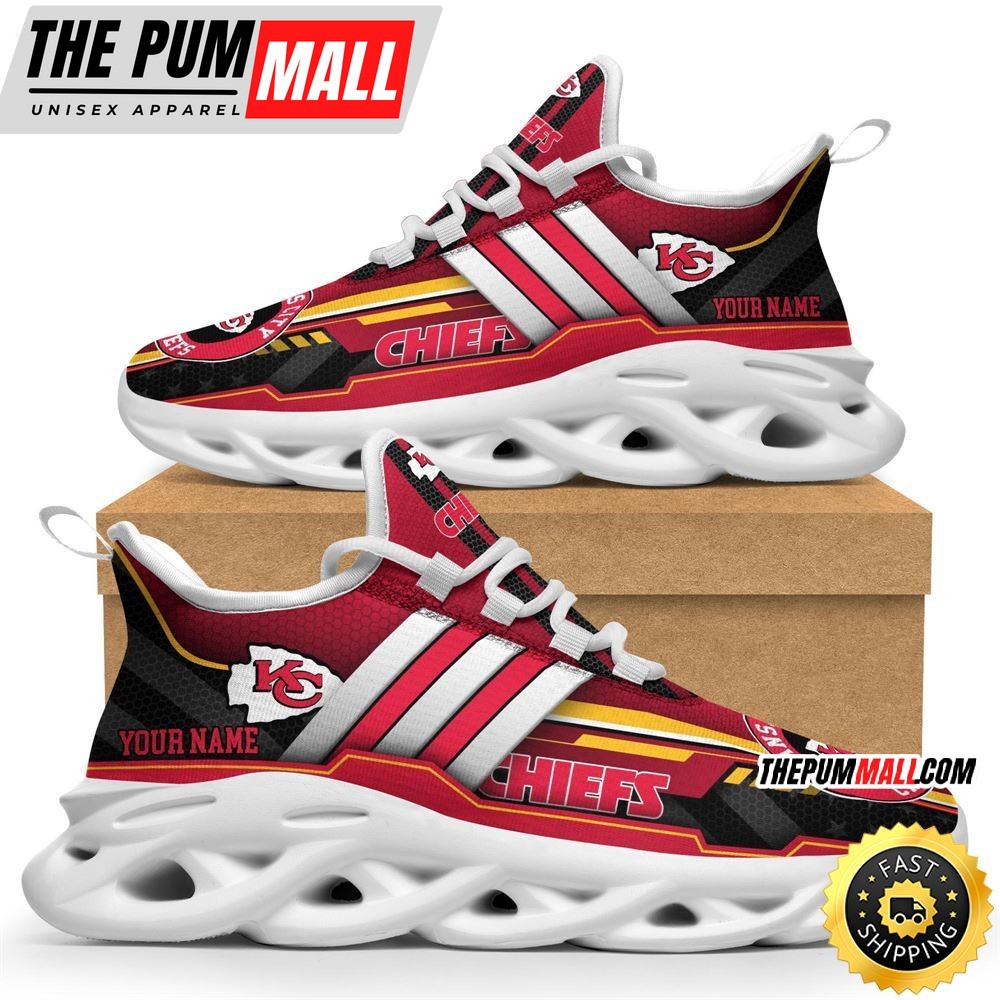 Personalized NFL Kansas City Chiefs Sneaker Max Soul Shoes The Perfect sports Gift For Fans