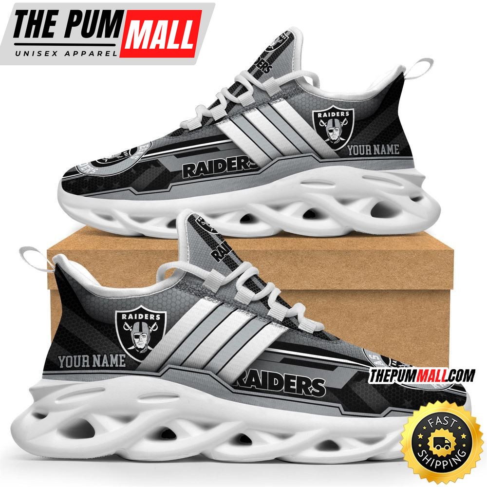 Personalized NFL Las Vegas Raiders Sneaker Max Soul Shoes The Perfect sports Gift For Fans