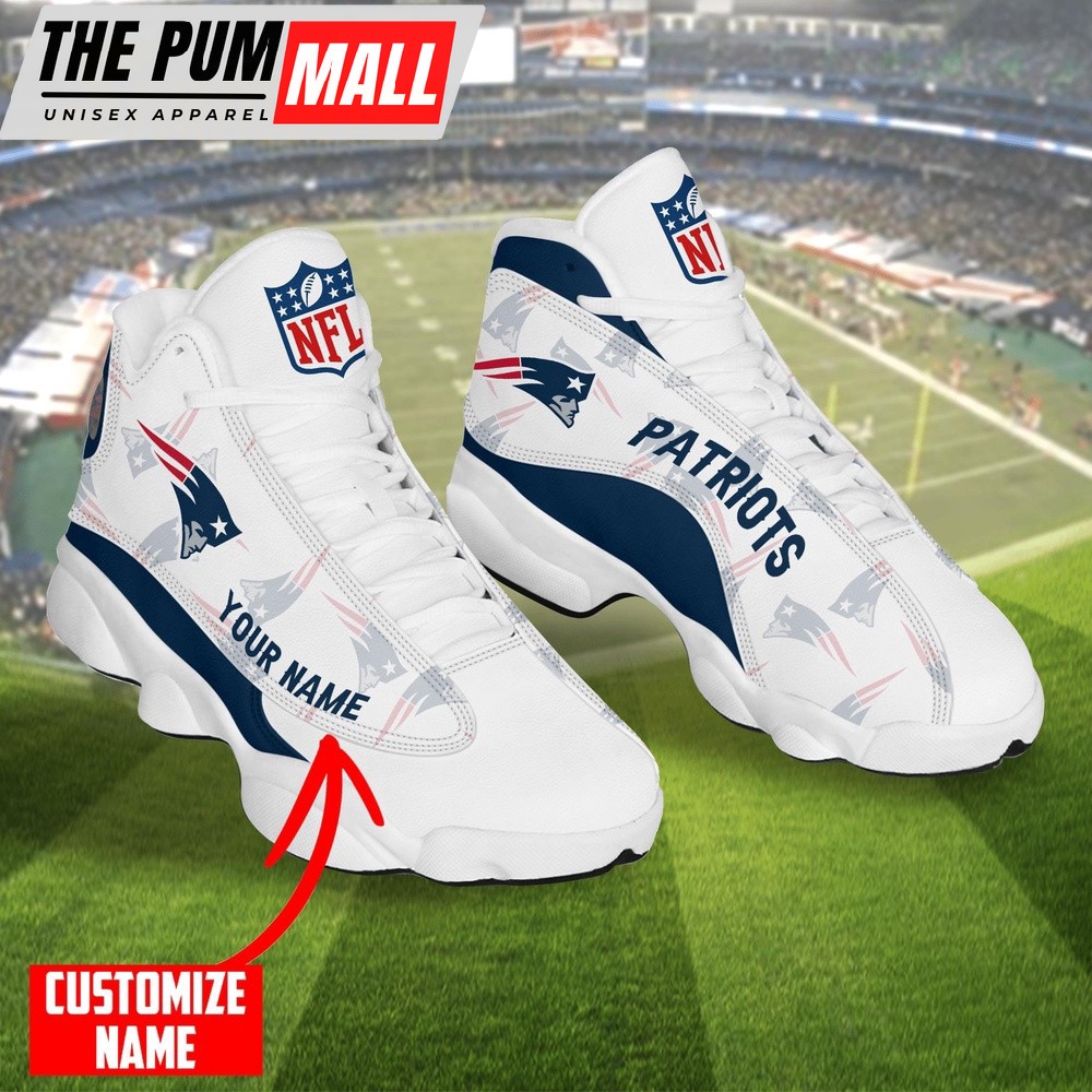 Personalized NFL New England Patriots Air Jd 13 Shoes
