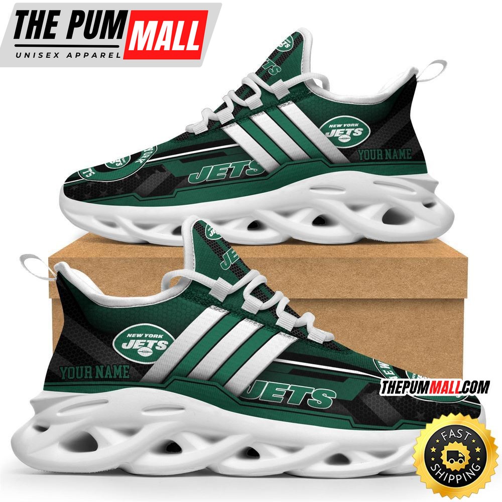 Personalized NFL New York Jets Sneaker Max Soul Shoes The Perfect sports Gift For Fans