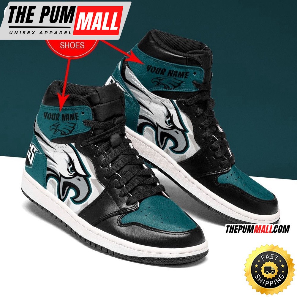 Personalized NFL Philadelphia Eagles Air Jd 1 Shoes