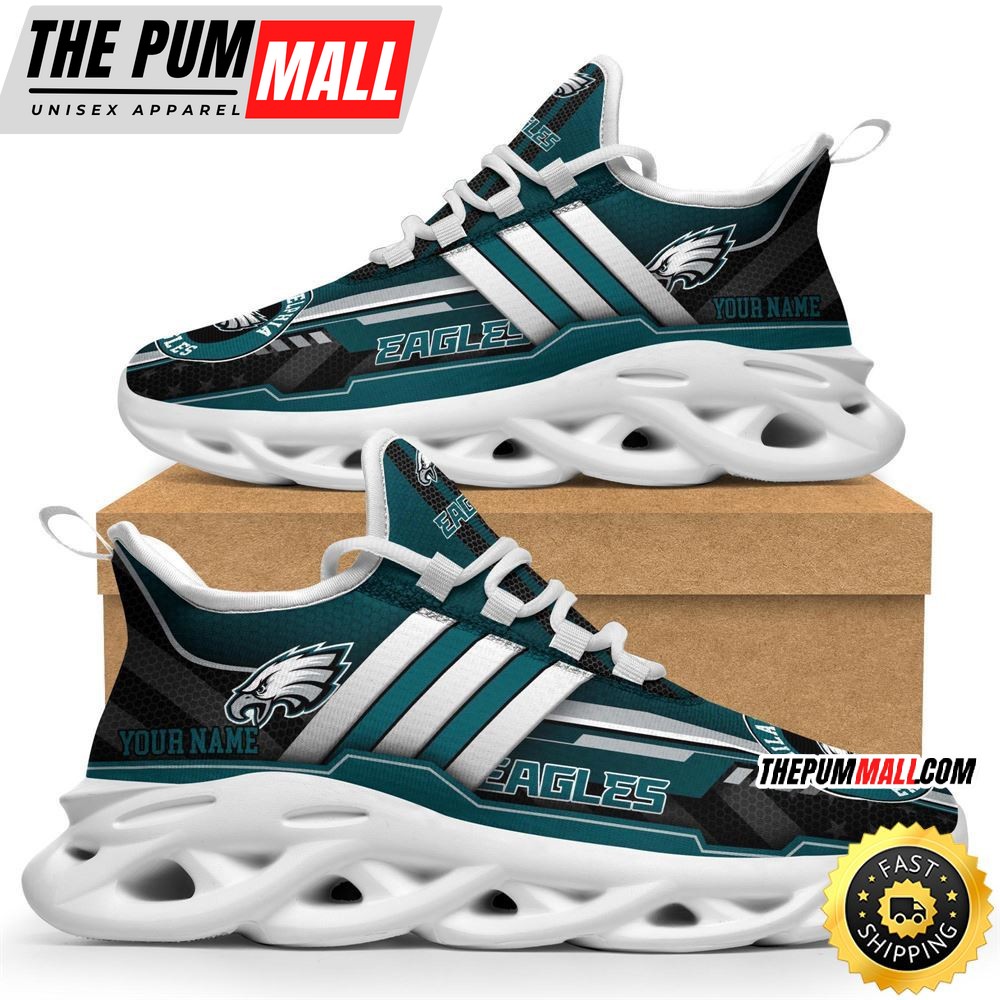 Personalized NFL Philadelphia Eagles Sneaker Max Soul Shoes The Perfect sports Gift For Fans