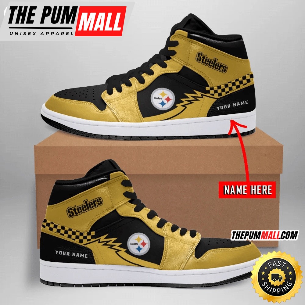 Personalized NFL Pittsburgh Steelers Air Jd 1 Shoes