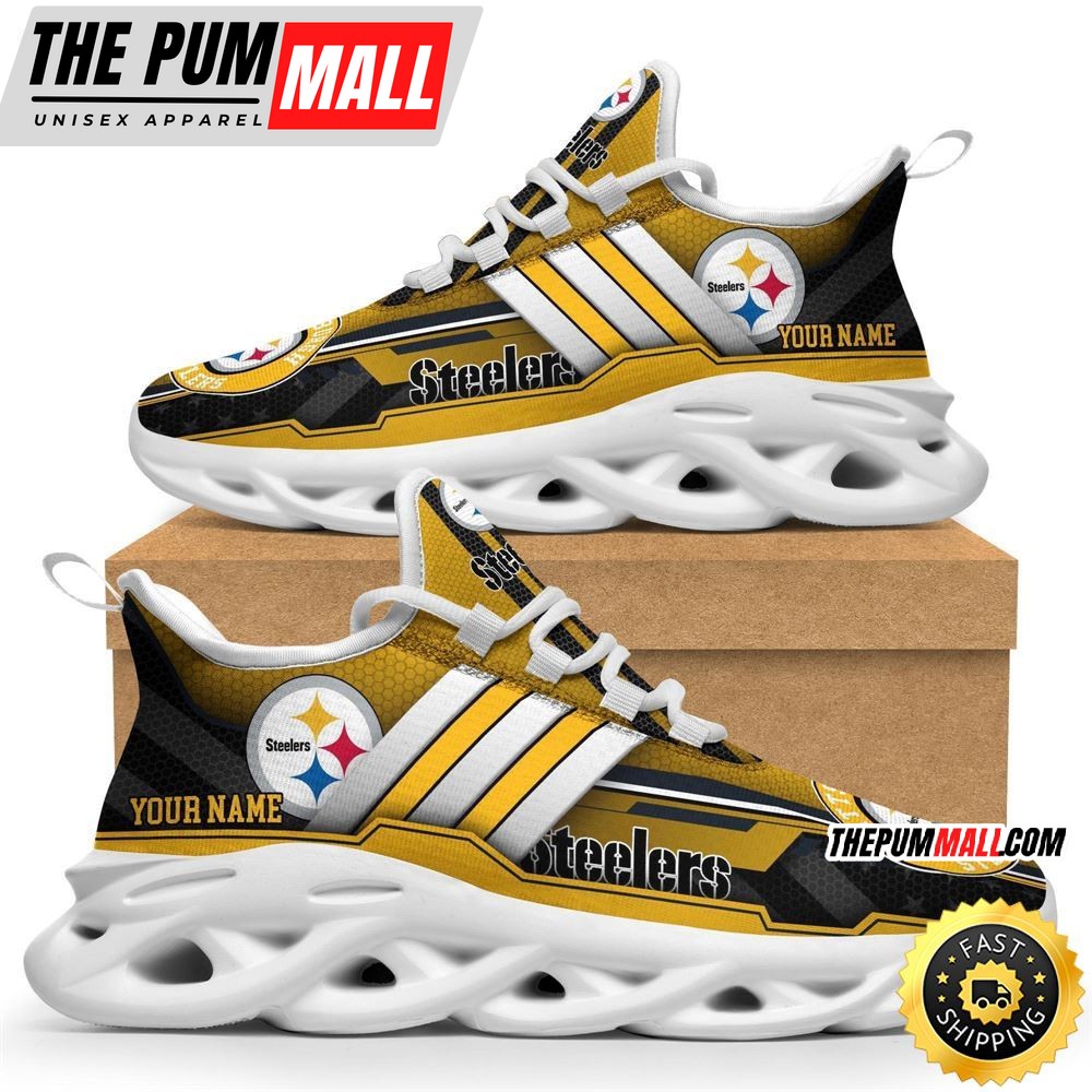 Personalized NFL Pittsburgh Steelers Sneaker Max Soul Shoes The Perfect sports Gift For Fans