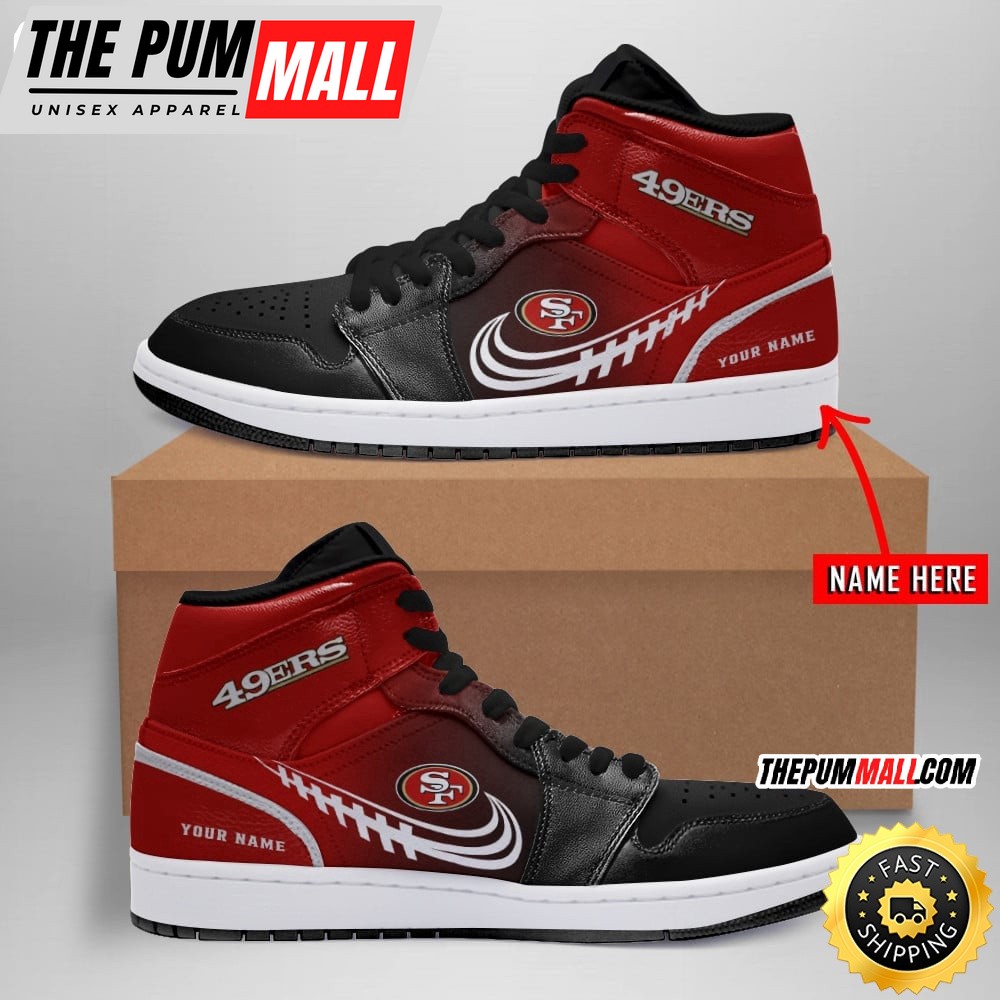 Personalized NFL San Francisco 49ers Air Jd 1 Shoes