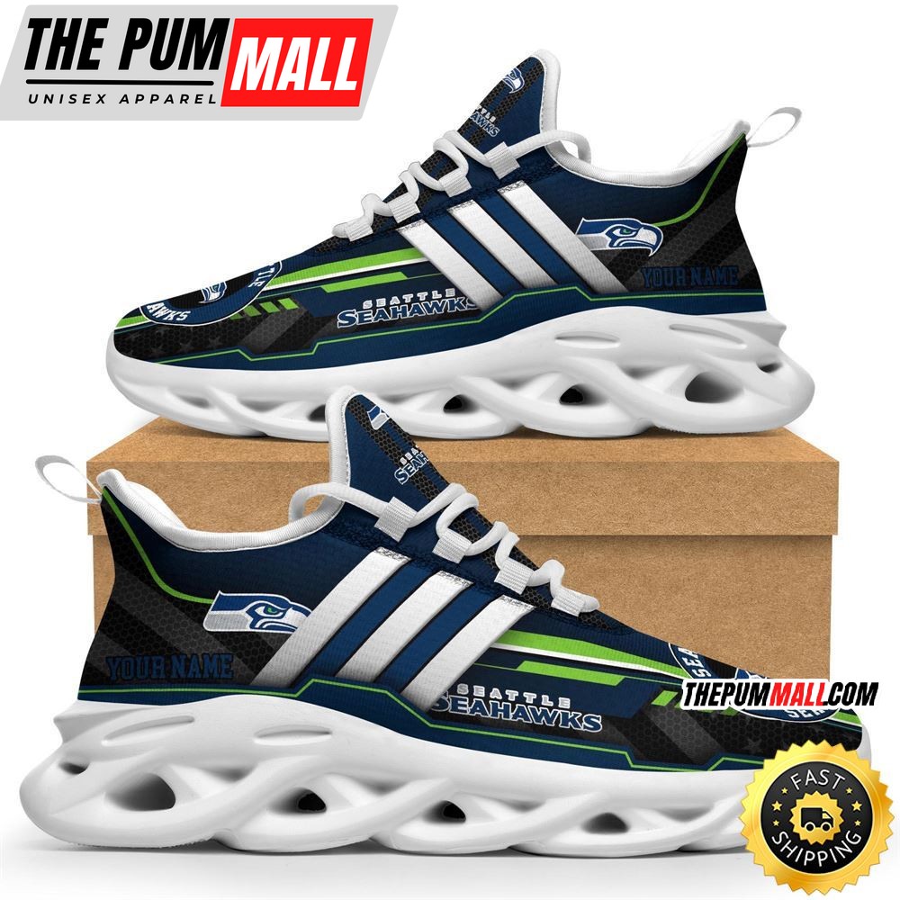 Personalized NFL Seattle Seahawks Sneaker Max Soul Shoes The Perfect sports Gift For Fans
