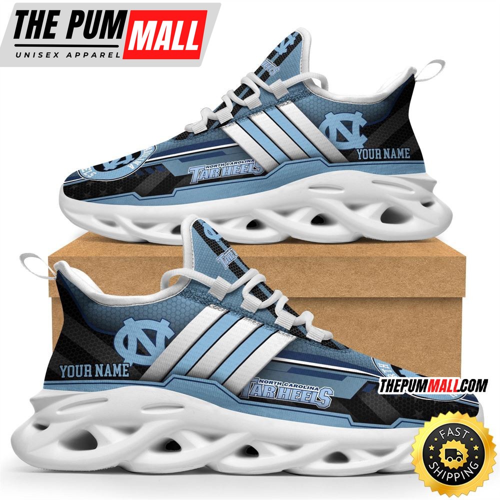 Personalized North Carolina Tar Heels Max Soul Shoes Sneakers Elevate Your Every Step
