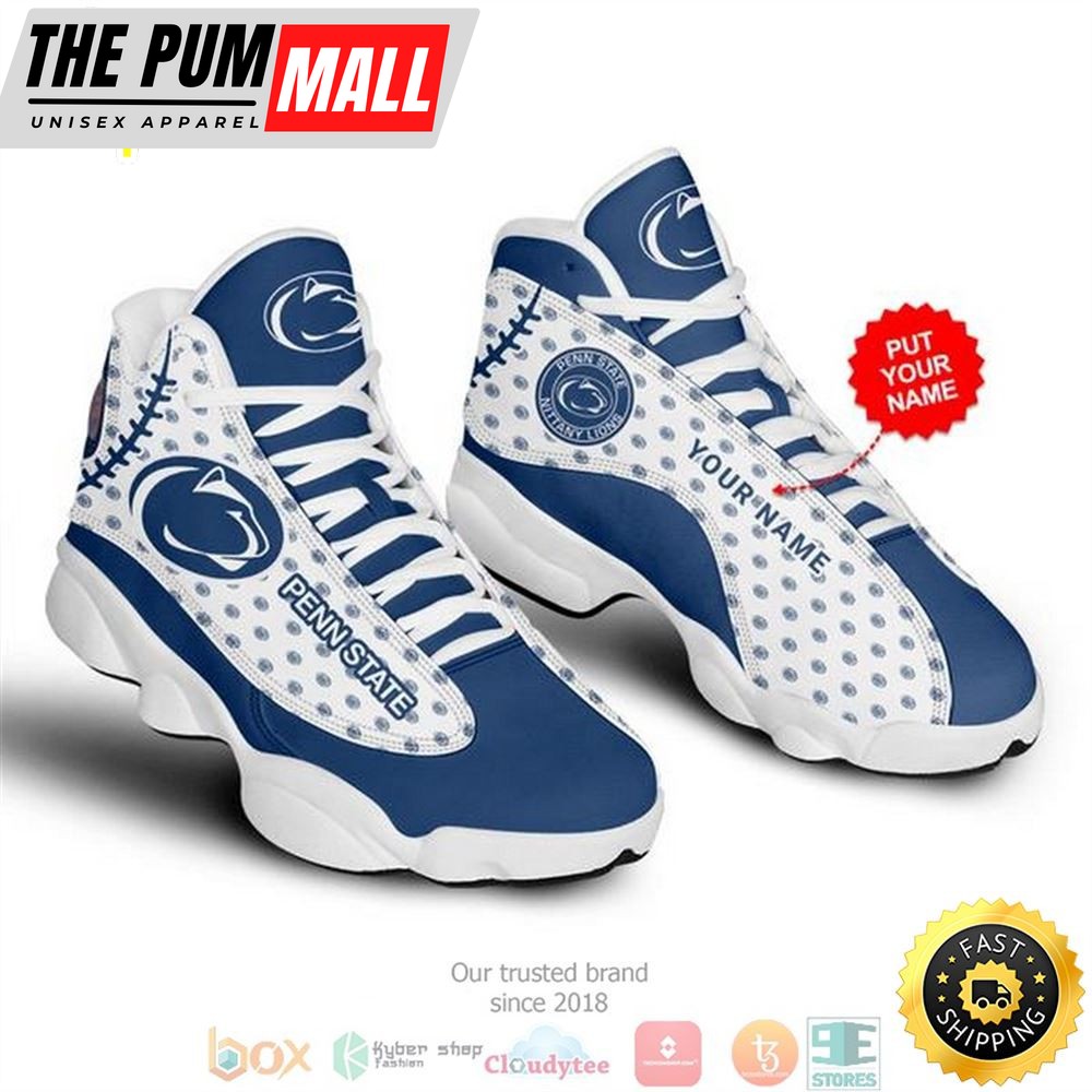 Personalized Penn State Nittany Lions Nfl 3 Football Air Jd 13 Sneaker Shoes