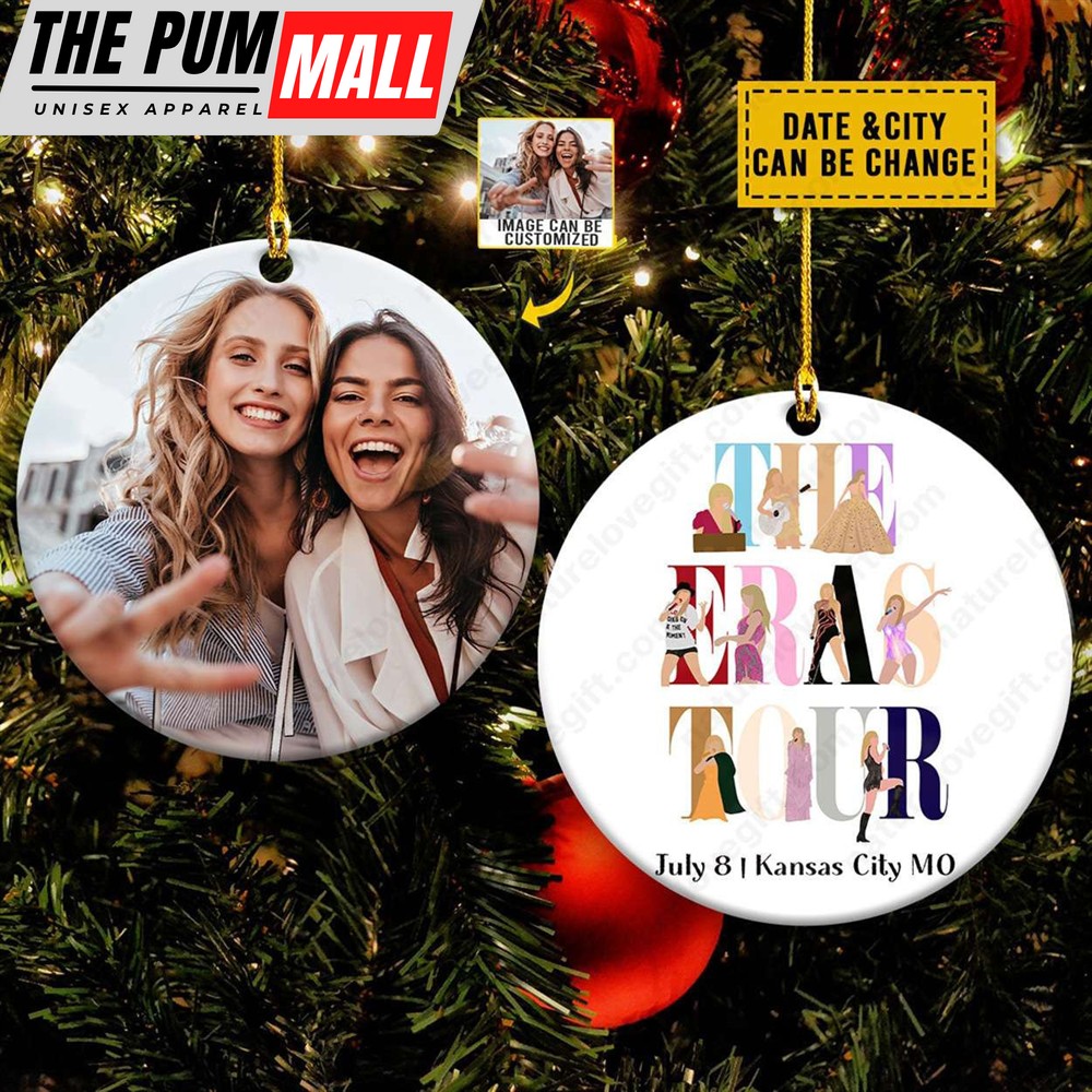 Personalized Photo Eras Tour Tree Ornament Ceramic Taylor Swift Ornaments Limited Edition
