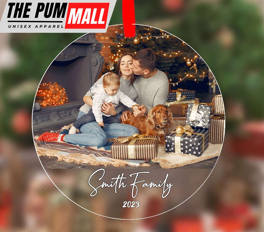 Personalized Picture Ornament With Photo Of Family Christmas Gift Limited Edition