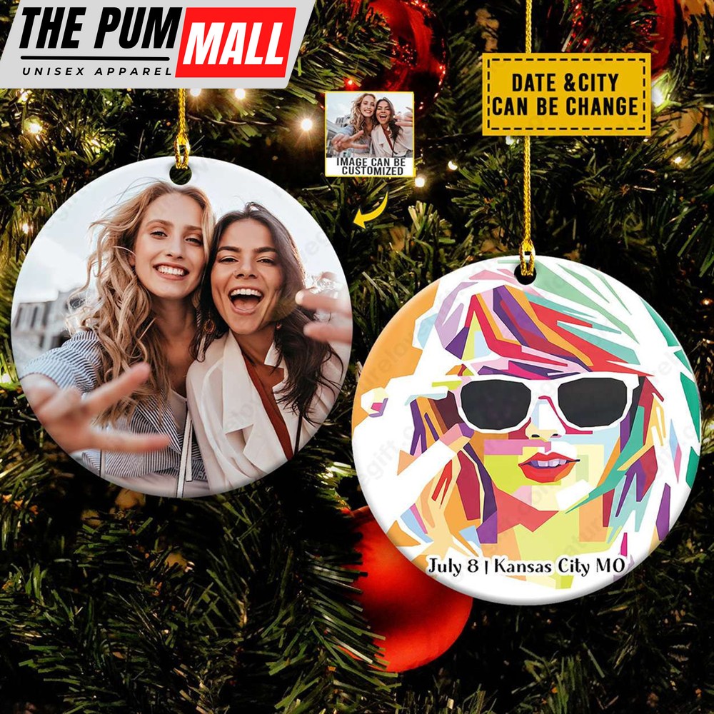 Personalized Picture Taylor Swift Ornament Swiftie Christmas Ceramic Keepsake Limited Edition