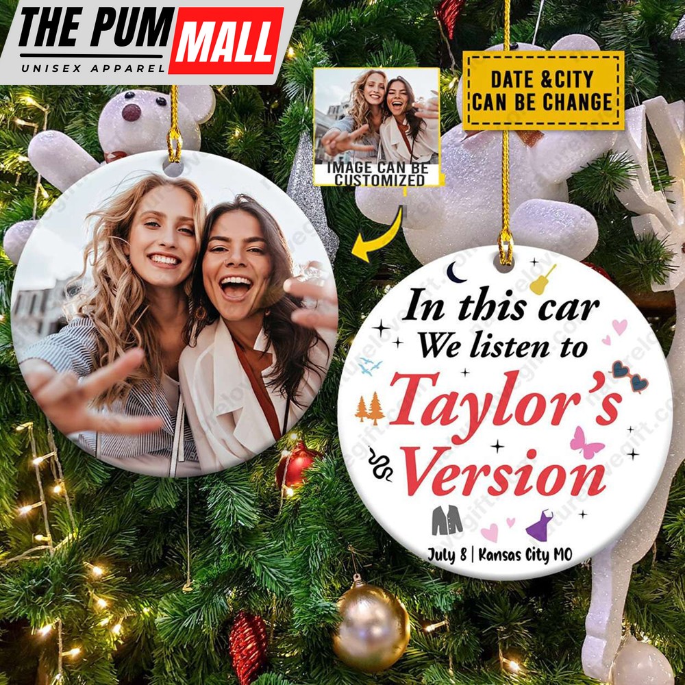 Personalized Picture Taylors Version Ceramic Ornament Christmas Gift for Fans Limited Edition