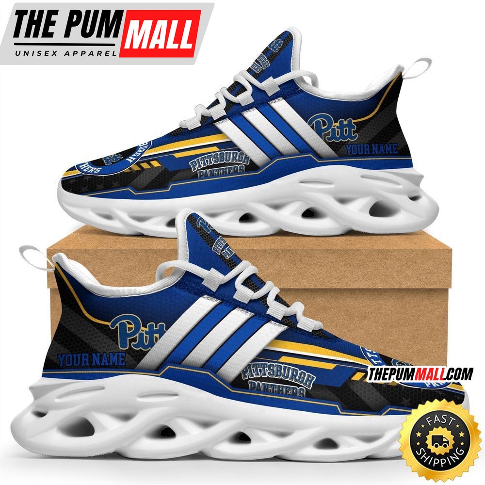 Personalized Pittsburgh Panthers Max Soul Shoes Sneakers Elevate Your Every Step