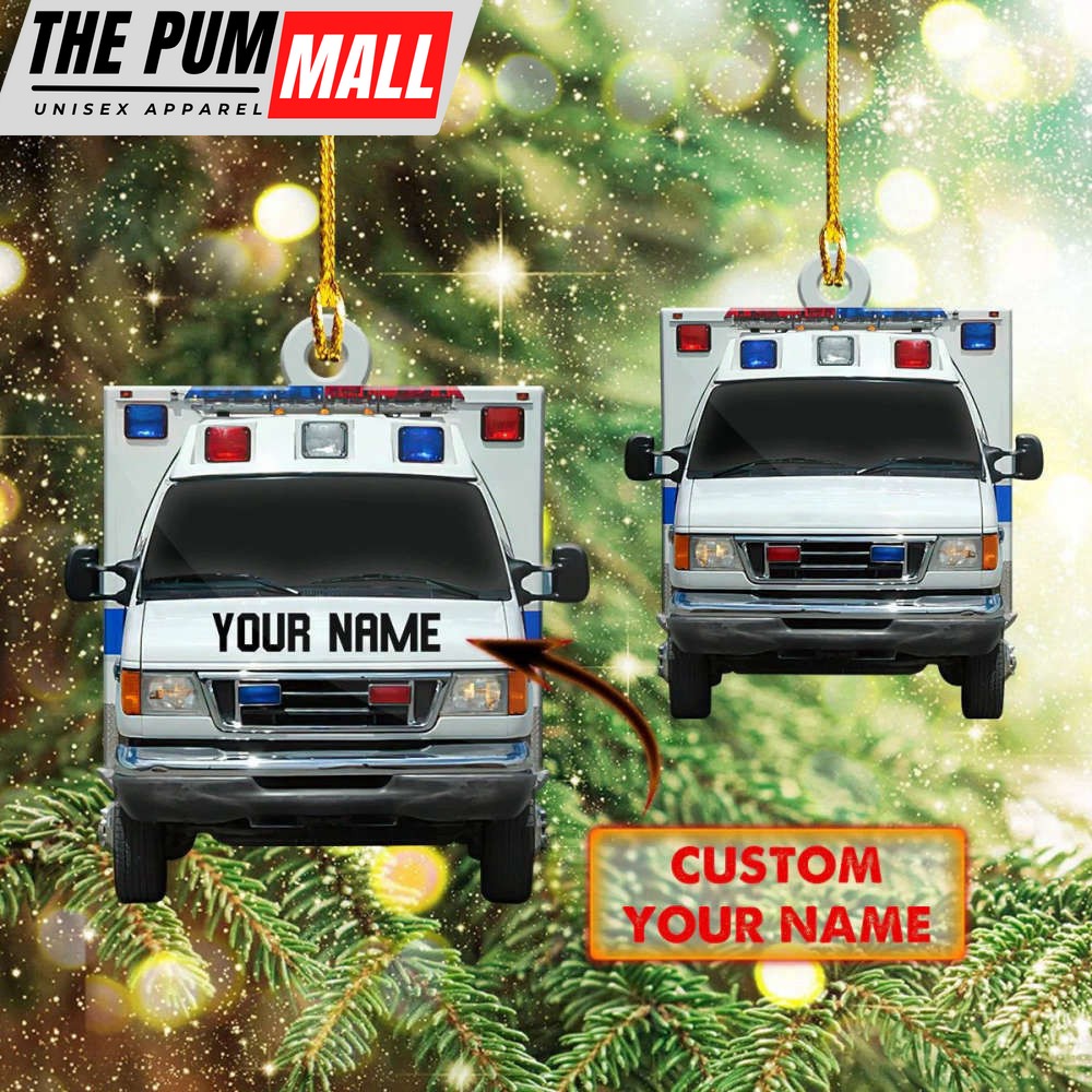 Personalized Police Car Christmas Ornament Best Christmas Tree Decorations Gift For Police Limited Edition