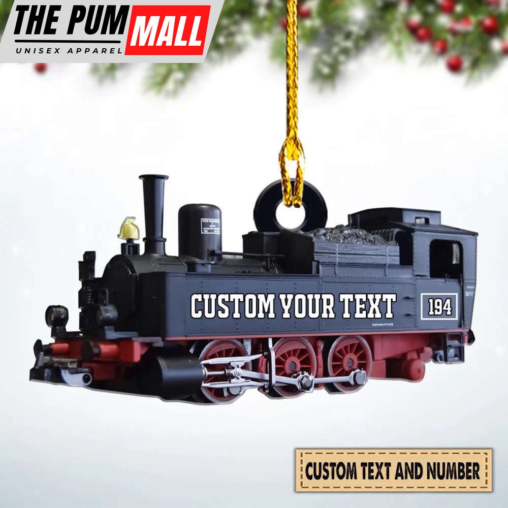 Personalized Railroader Ornament Model Railway Christmas Tree Hanging Ornaments 2023 Limited Edition
