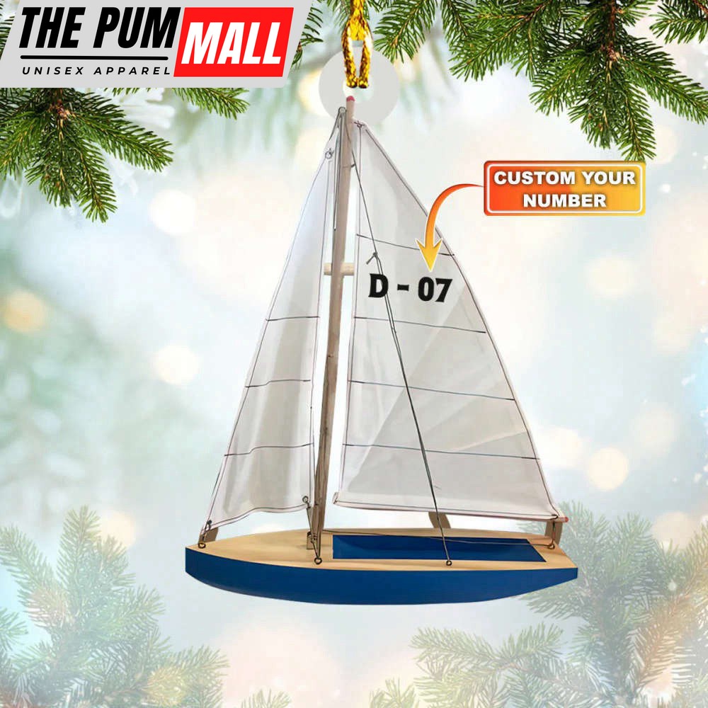 Personalized Sailboat Christmas Ornament Sailboat Christmas Tree Ornaments 2023 Limited Edition