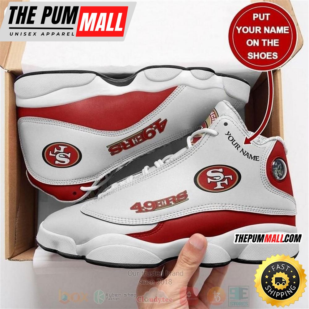 Personalized San Francisco 49Ers Nfl Team Custom Air Jd 13 Shoes