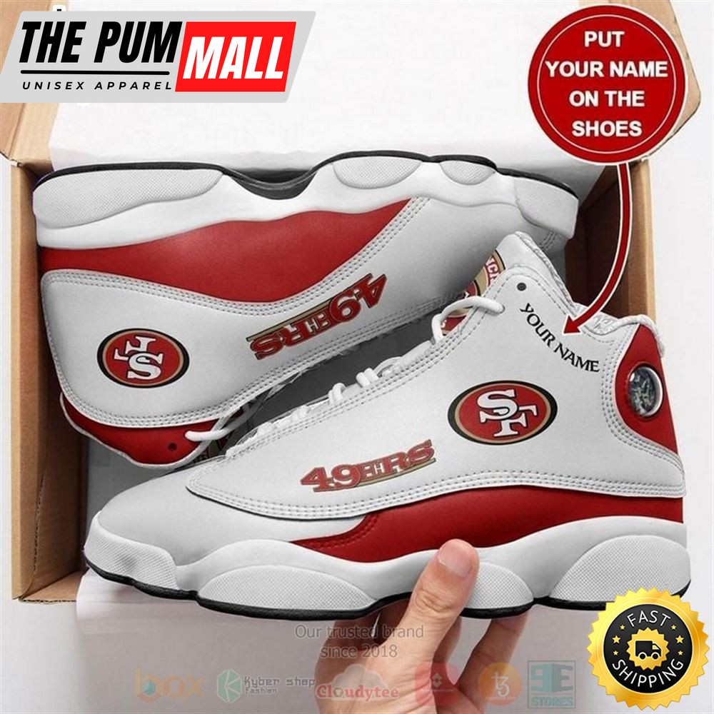 Personalized San Francisco 49Ers Nfl Team Custom Air Jd 13 Shoes