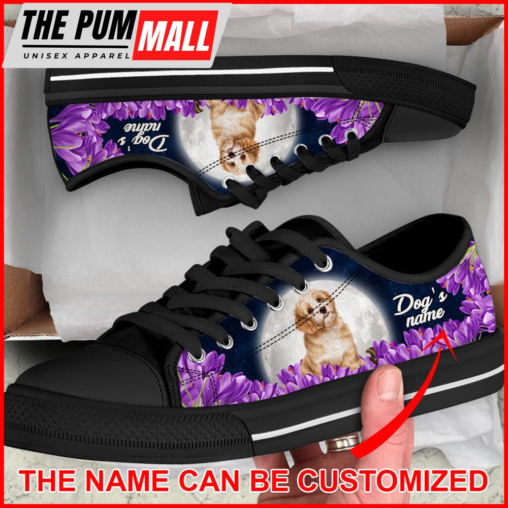 personalized-shih-tzu-dog-and-purple-flower-low-top-sneaker-dog-walking-shoes-h74zdvp6 Personalized Shih Tzu Dog And Purple Flower Low Top Sneaker – Dog Walking Shoes Men Women – Best Shoes For Dog Lover