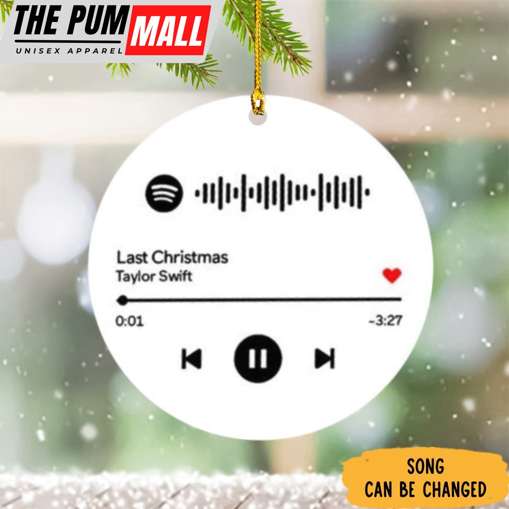 Personalized Song Engagement Christmas Ornament Engagement Ornament 2023 Limited Edition