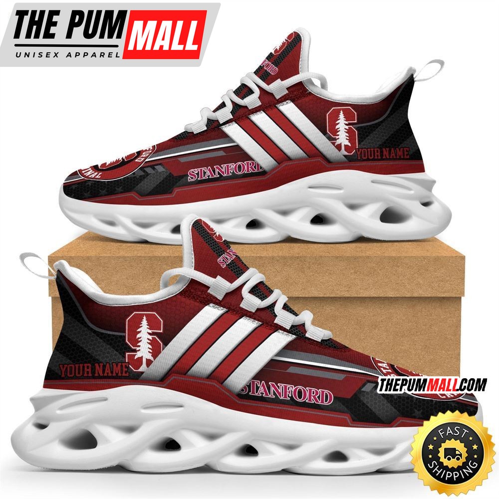 Personalized Stanford Cardinal Max Soul Shoes Sneakers Elevate Your Every Step