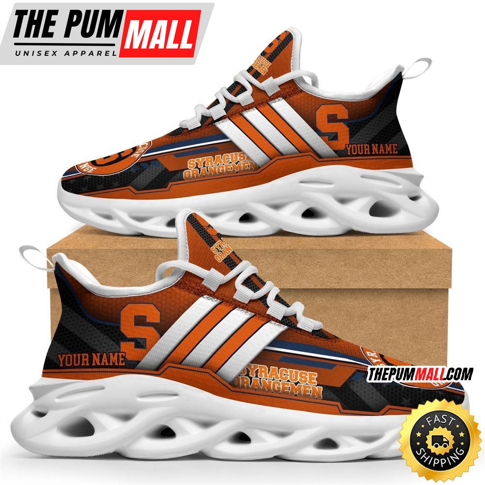 Personalized Syracuse Orange Max Soul Shoes Sneakers Elevate Your Every Step