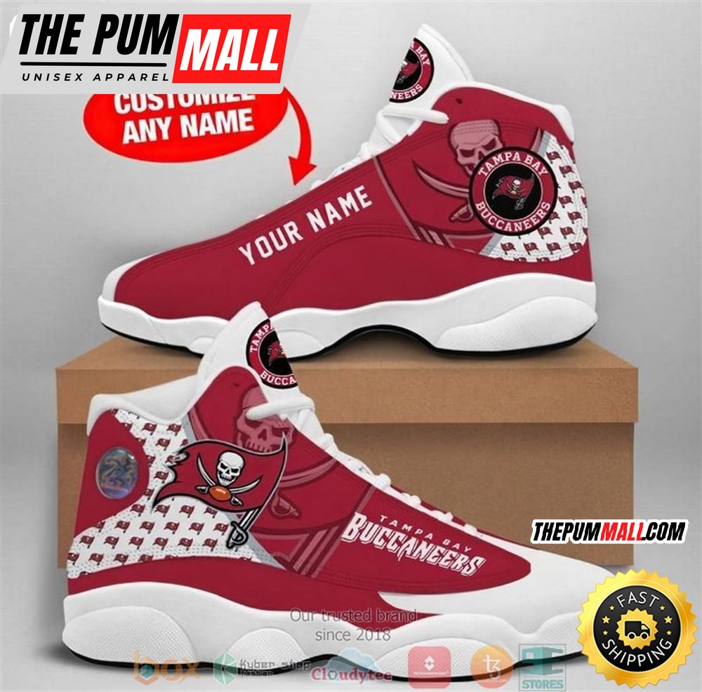 Personalized Tampa Bay Buccaneers Football Nfl 8 Air Jd 13 Sneaker Shoes