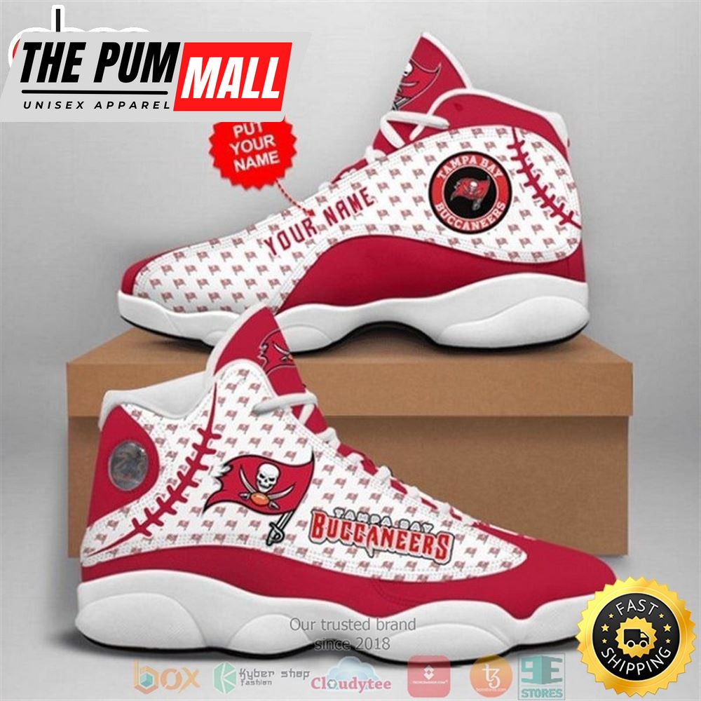 Personalized Tampa Bay Buccaneers Nfl Football Team 10 Air Jd 13 Sneaker Shoes