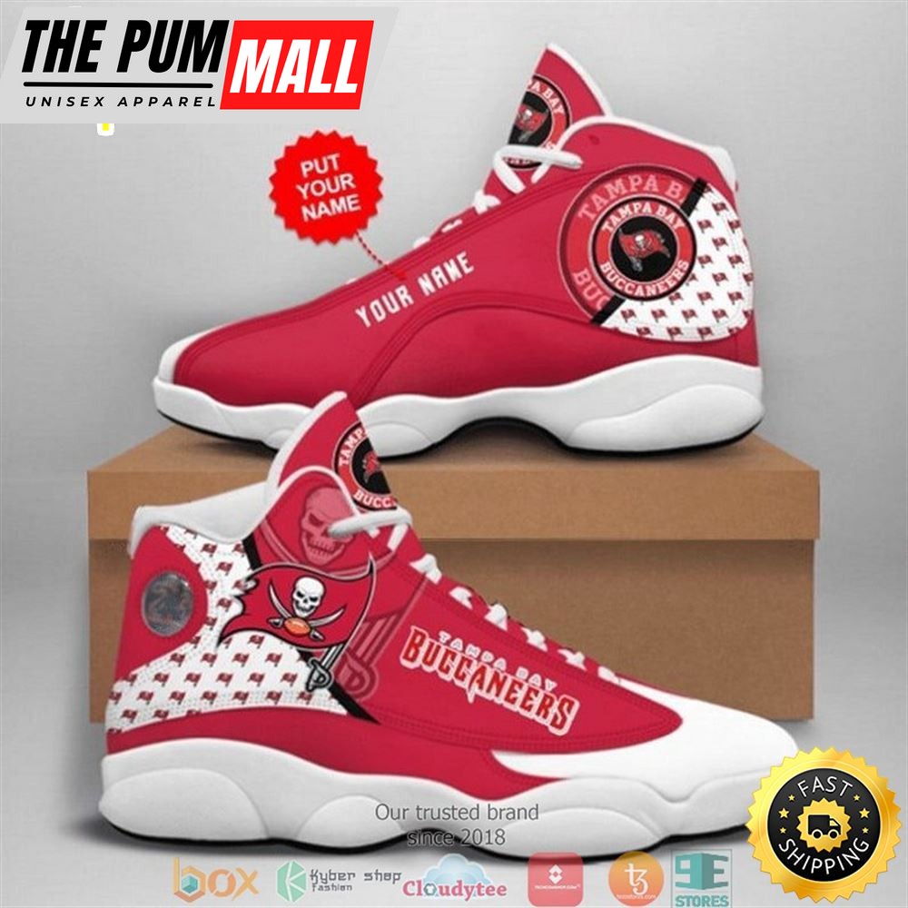 Personalized Tampa Bay Buccaneers Nfl Football Team 9 Air Jd 13 Sneaker Shoes