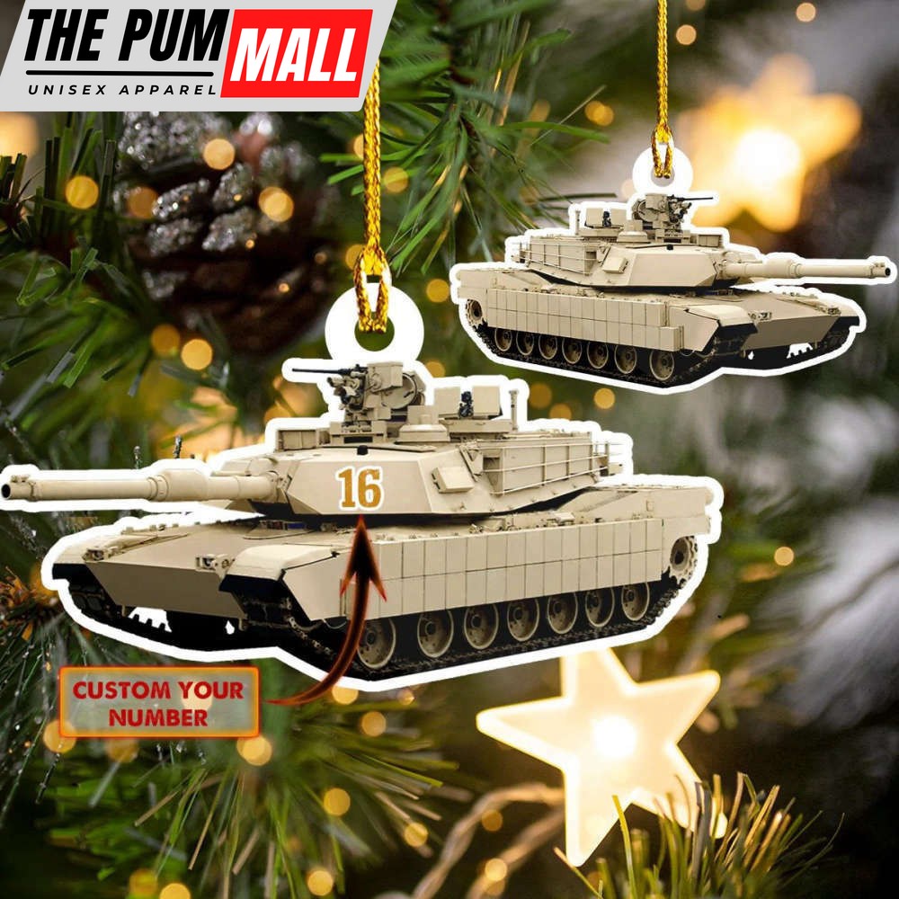 Personalized Tank Ornament Tank Lovers Christmas Tree Decorations Ideas 2023 Limited Edition