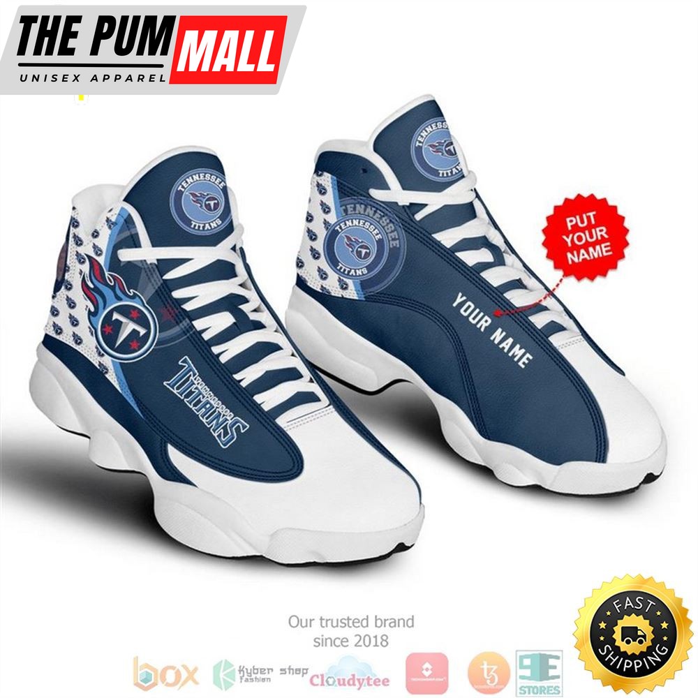 Personalized Tennessee Titans Nfl 2 Football Air Jd 13 Sneaker Shoes