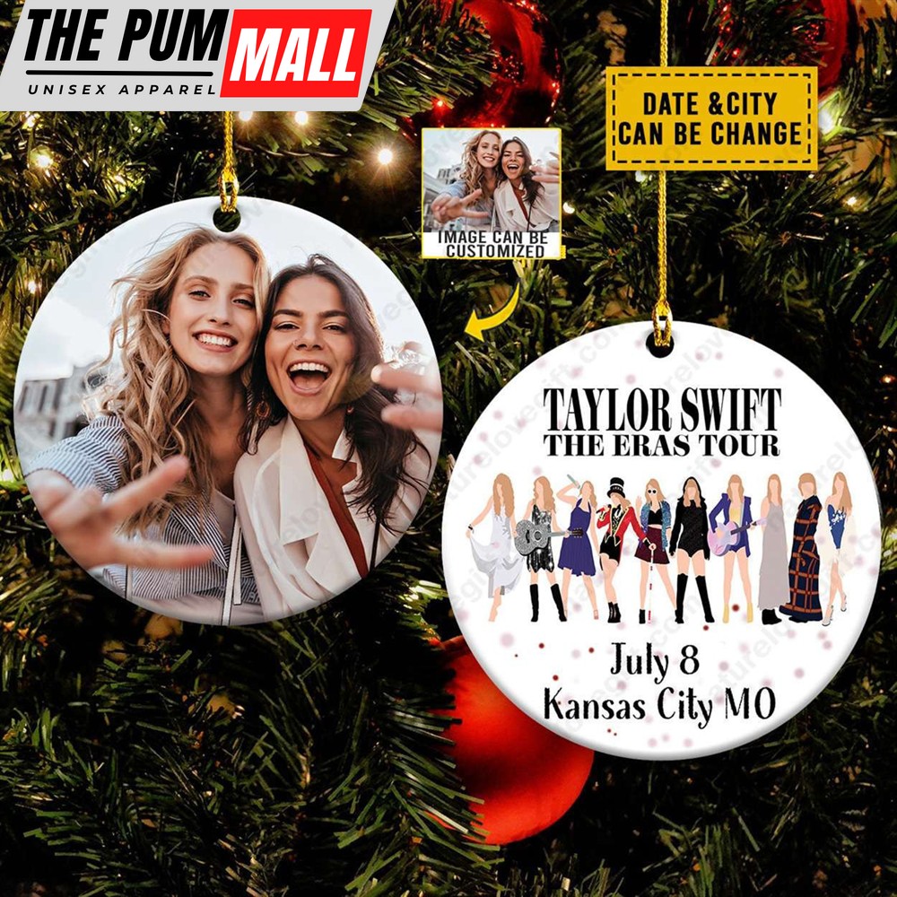 Personalized The Eras Tour Taylor Swift Ornament Christmas Gift for Fans Limited Edition