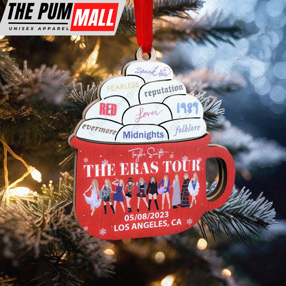 Personalized The Eras Tour Wooden Christmas Ornament Taylor Swift Keepsake Limited Edition