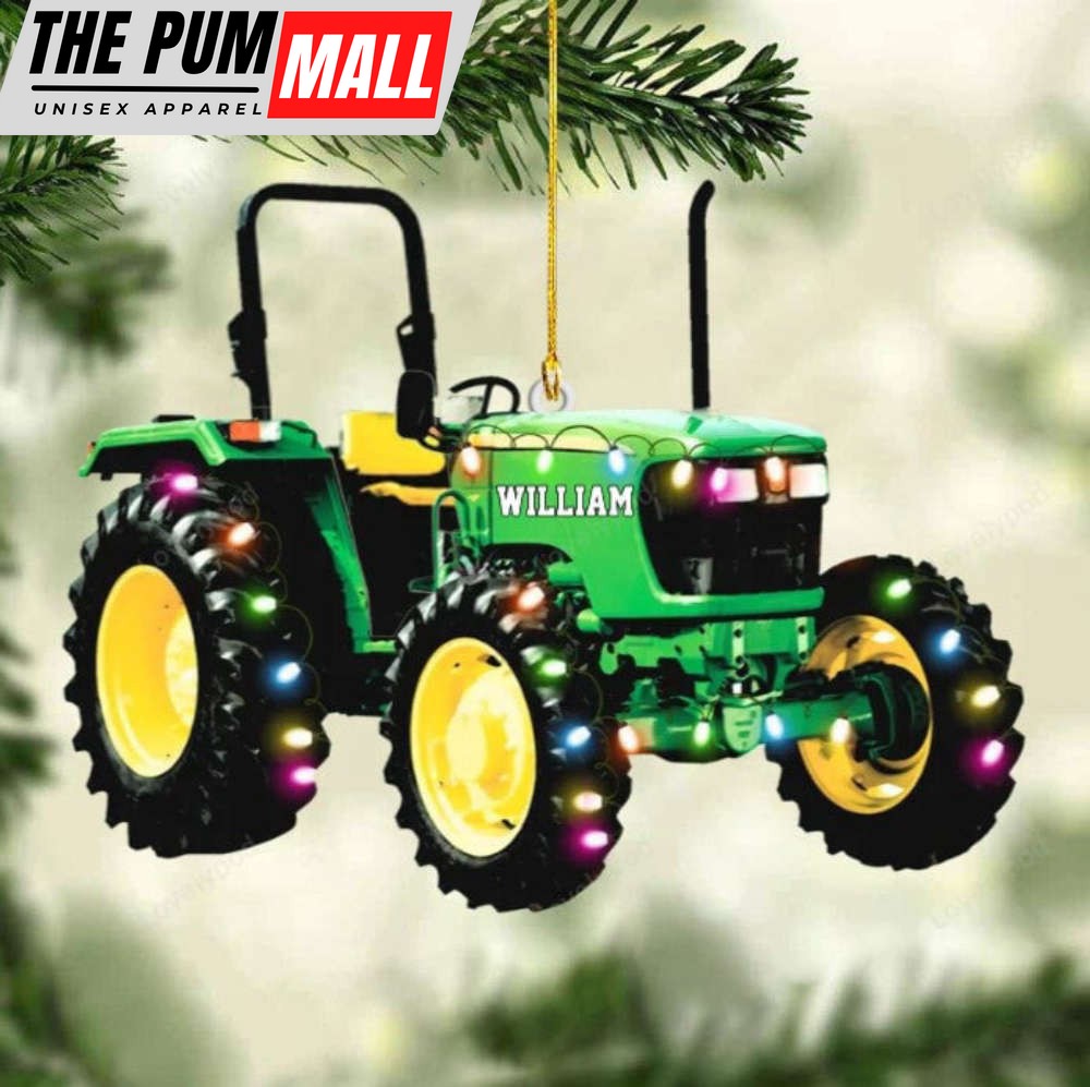 Personalized Tractor Christmas Ornament, Christmas gift for farm, Christmas decor Limited Edition