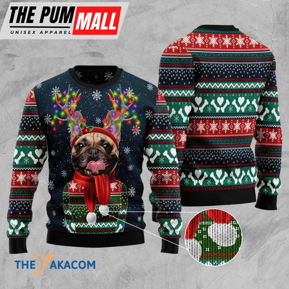 Personalized Ugly Christmas Sweater with My Dog s Face – Unique Gift for Dog Lovers