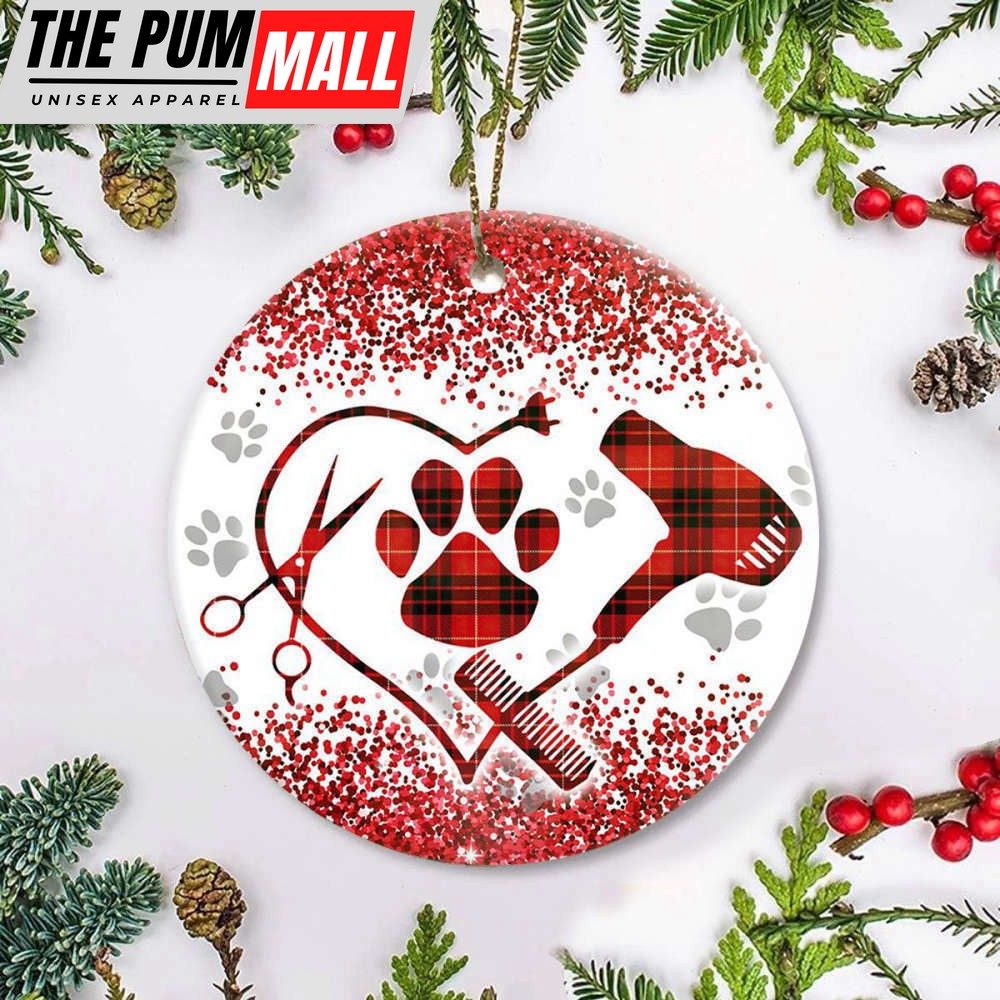 Pet Groomer Ornament Christmas Ornament Hangers Christmas Gift For Dog Groomer Limited Edition