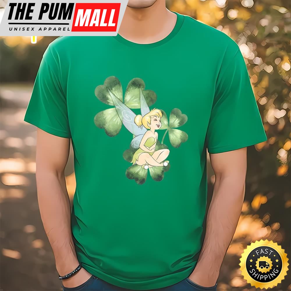 Peter Pan Peter Pan St. Patricks Day Tinkerbell Shamrocks Shirt